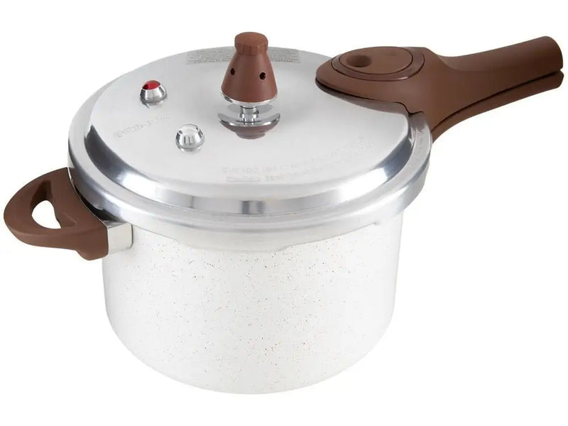 Panela de Pressão Brinox 4,2L Bege Vanilla - Ceramic Life Pressure